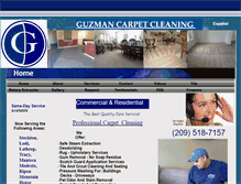 Tablet Screenshot of guzmancarpetcleaning.com